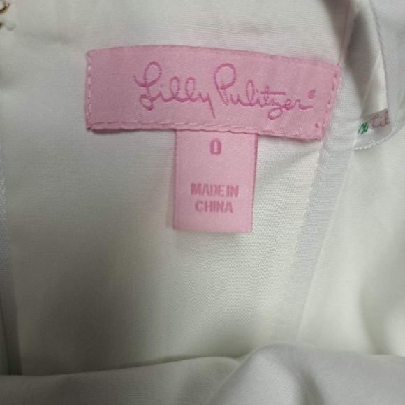 Lilly Pulitzer Pretty Pink Tootie Lowe Strapless Dress, size 0 - Picture 2 of 9